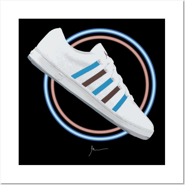 Clouds and Dirt 003 sneaker Wall Art by rahalarts